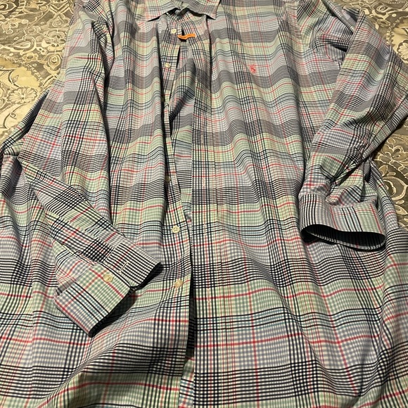 Polo Ralph Lauren Button down casual shirt 2XLT multi color - Picture 2 of 5
